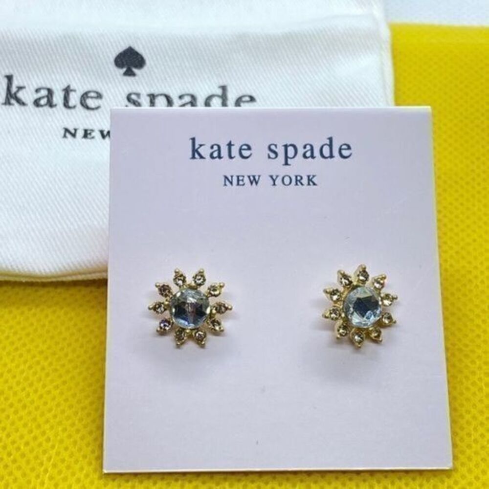 Kate Spade•Pearl and CZ dual sided earrings